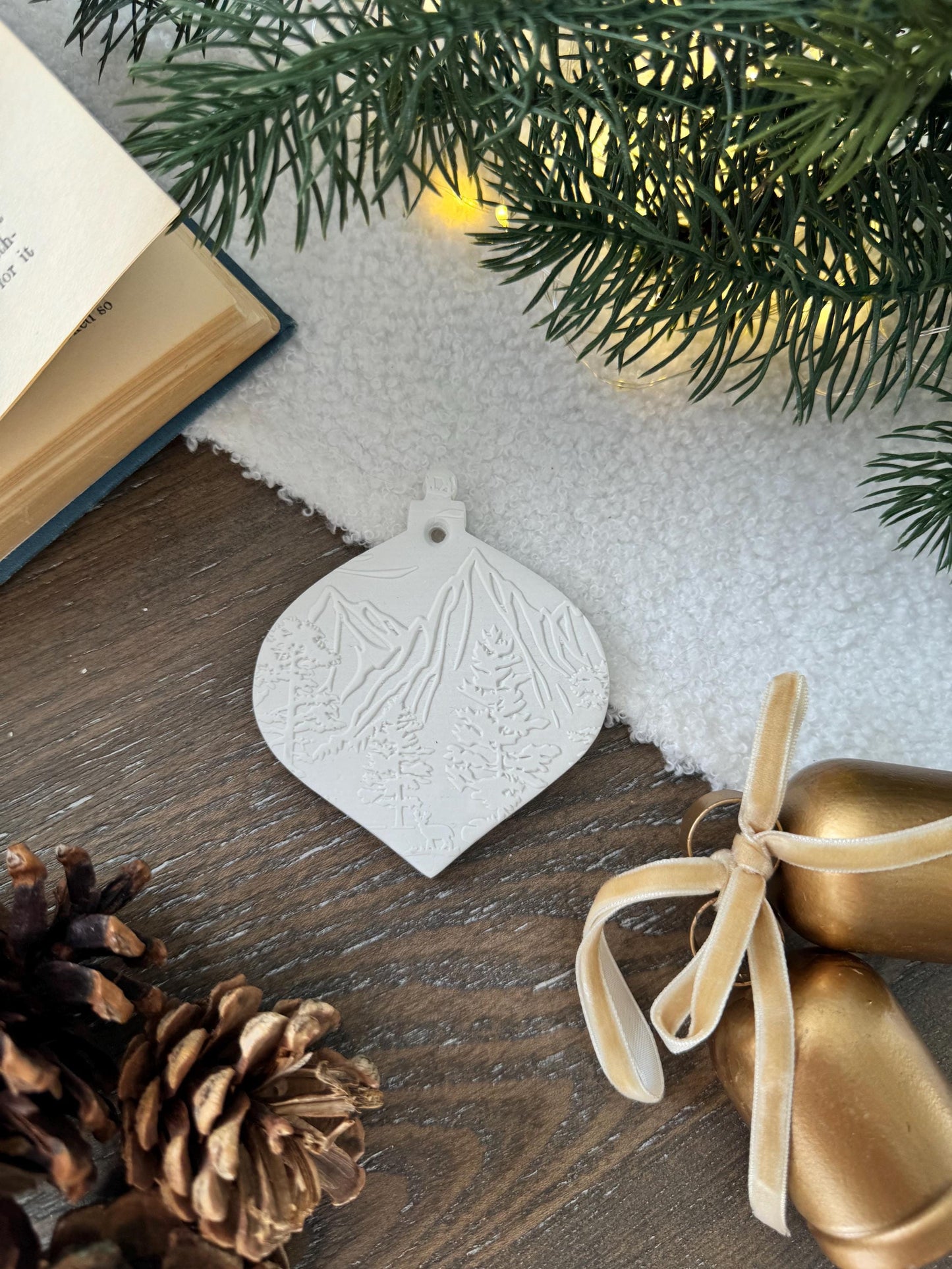 Mountain Bauble Christmas Ornament