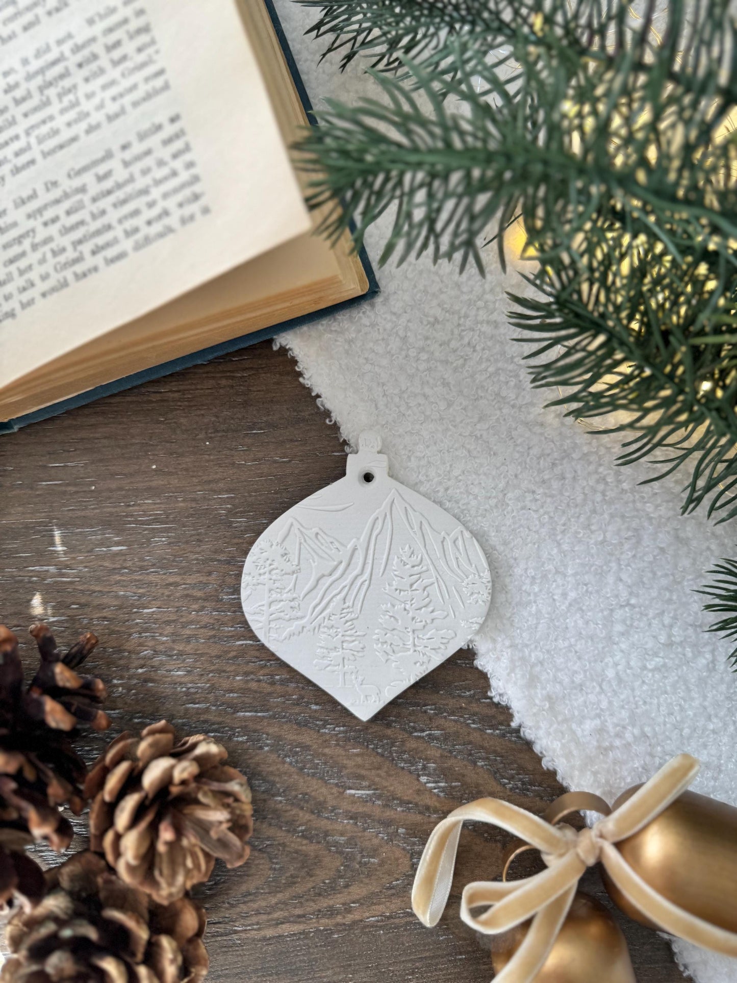 Mountain Bauble Christmas Ornament