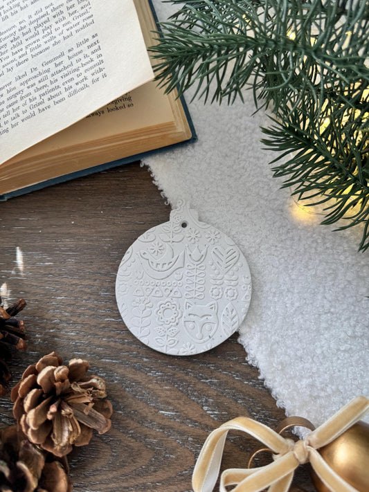 Scandinavian Woodlands Christmas Ornament