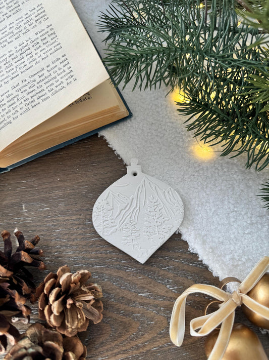 Mountain Bauble Christmas Ornament